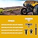 5 in 1 Wrangler Grille Fastener Retainer Clips, Xislet Push-Type Plastic Rivets Compatible with 2007-2024 Jeep Wrangler & 2005-2010 Grand Cherokee Fender Bumper Clips Replace 6503598-151PCS