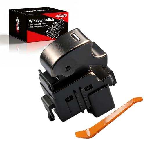 TRITAVE Front Right Passenger Side Master Power Window Switch Compatible with Toyota Tundra Sienna Solara Matrix Corolla 4Runner RAV4 Tacoma 1993-2011, Scion xA xB tC, Geo Prizm OE# 84810-12080