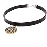 Ivy & Clover Gamer Inspired Witch III Wild Hunt Choker Yennefer Goldtone