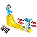 Hot Wheels Monster Trucks Big Air Breakout Play Set with 5 Alarm 1:64 Scale die-cast Metal Body Monster Truck 4 Plastic Crushed Cars 1 Slam Launcher and Ramp for Vertical Crashing for 3-7 Year Olds
