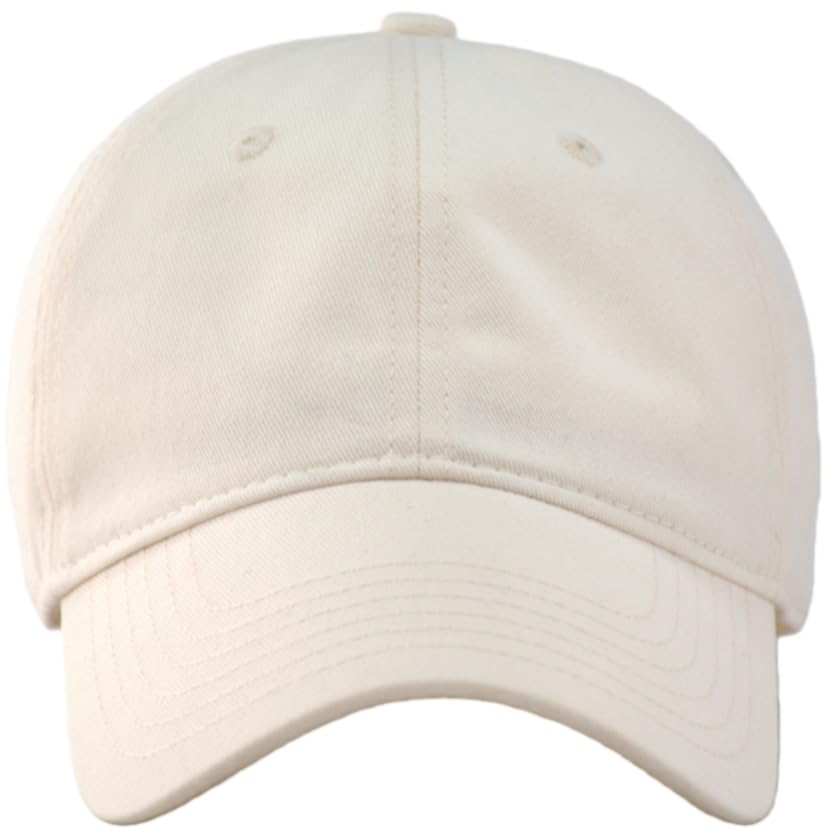 Image of TSSGBL Vintage Cotton Washed Baseball Cap S to XXL Unstructured Low Profile Adjustable Distressed Dad Hat for Men Women