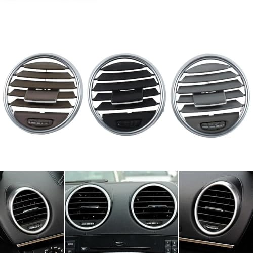 Grille d'aération de climatisation Benz W164 ML GL boutons gris - 3