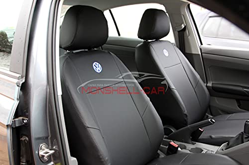 Capa em Couro Para Banco Automotivo Sob Medida Compatível Novo Polo e Virtus 2018 á 2022