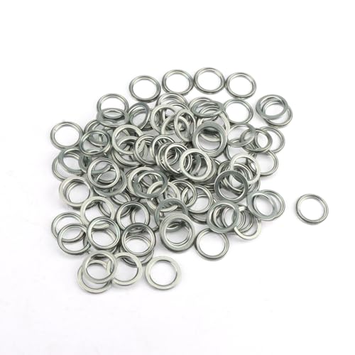 Image of 50pcs - 35178-30010 M12 Oil Pan Drain Plug Gasket 12mm Crush Washers Seal for 1990-2024 Toyota Corolla 4Runner Tacoma RAV4 Tundra Land Cruiser Sequoia Matrix, for Lexus ES is LX GX GS