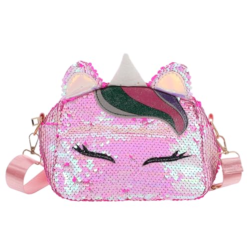 Sac à bandoulière licorne pour fille mini sac à chaîne et porte-monnaie enfants