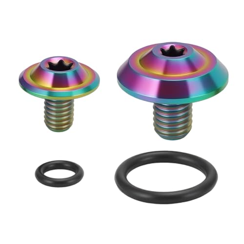 AUTOVIC 2Pcs Coolant Bleeder Screw with O-Rings Titanium Alloy for Alfa Romeo Giulia Stelvio 2.2 JDTm