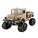 HD001B Four Wheel Drive Off-Road Klettern Laden WiFi Kontrolle Echtwanderzeit Getriebe-LKW for Kinder mit LED-Leuchten,Monsteramy (Color : Khaki)