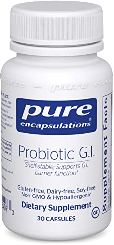 Pure Encapsulations Probiotic G.I. | Shelf Stable Probiotic for Bone Health, Lean Body Mass, Intestinal Health, and Gastrointestinal Support* | 30 Capsules