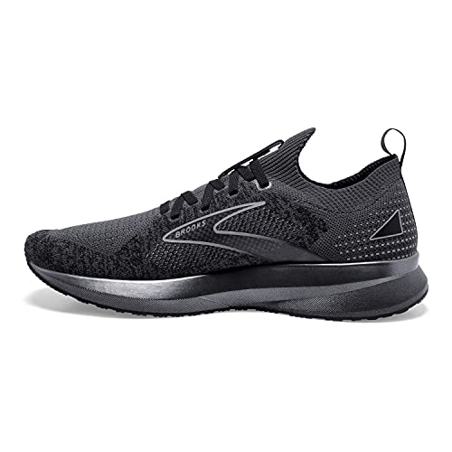 Image of Brooks Men's Levitate StealthFit 5 Neutral Running Shoe, Black /Ebony /Grey, 15