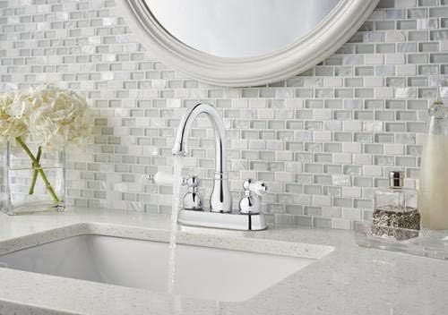 Pfister Henlow Two-Handle 4" Centerset Bathroom Faucet Chrome
