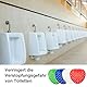 Urinalsieb, 12 Stück Urinalsieb Spritzschutzmatte, Urinal-Einlag mit Duft, für öffentliche Toiletten, Toiletten in Einkaufszentren, Restauranttoiletten, Rot, Blau, Grün, Weiß
