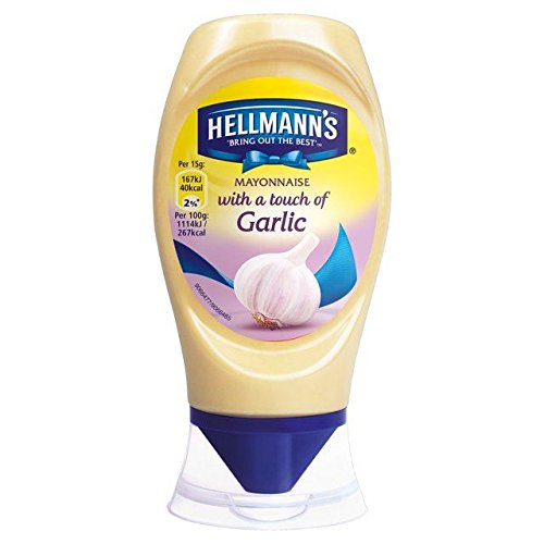 Hellmanns Garlic Squeezy Mayonnaise - 250ml
