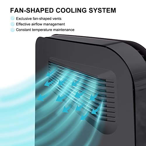 innoAura P5 Plates Cover Faceplates for 2020 Model P5 Disc Edition, Enhanced Cooling Vents & Dust Filter, Anti-Scratch Protective Case with Heat Dissipation Design, Black by innoAura - Image 3