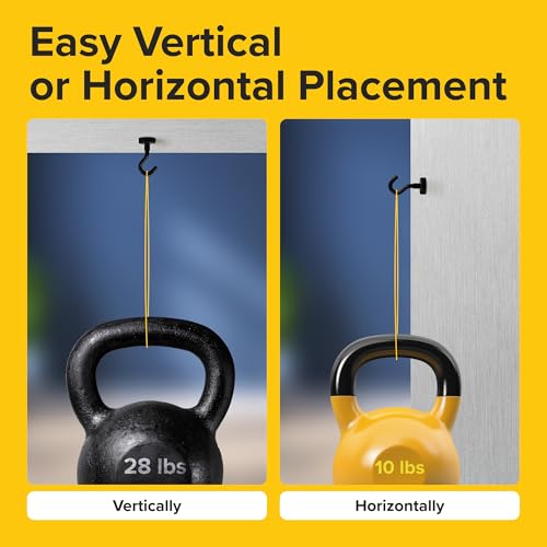 X-Bet Magnetic Hooks - Heavy Duty Neodymium Magnetic Hooks for Cruise Cabins (6 Stück Schwarz, 12.2 Kg)