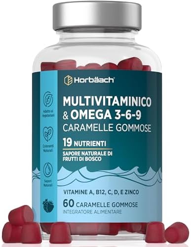 Omega 3 6 9 Vegan | 60 Gummy Candy for 1 Month | Multivitamin Sup...