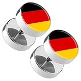 Körperschmuck und weitere ausgefallene Piercings, Plugs, Tunnels, Ohrplugs, Ear Studs für Männer und Frauen aus hochwertigen Materialien wie Edelstahl, Titan, Stahl oder 316L Chirurgenstahl in coolen Designs, Motiven und Styles mit verschiedenen Größen und Farben findest Du bei Piercingfaktor
