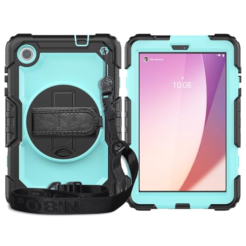 Coque Lenovo Tab M8 TB-300FU protection intégrale rigide TPU avec sangle et support
