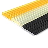 Anyyion Car Glue Sticks Hot Glue Sticks Paintless Dent Repair Tool for Car Repair Dent Remover Tool Set - 5 Packs Black & 5 Pack Yellow