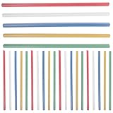 Cabilock 25pcs A4 Slide Grip Binding Bars with Multi-Color Clips, Paper Binder Clamps for Document Binding, Presentation Report Covers for School Office and Students