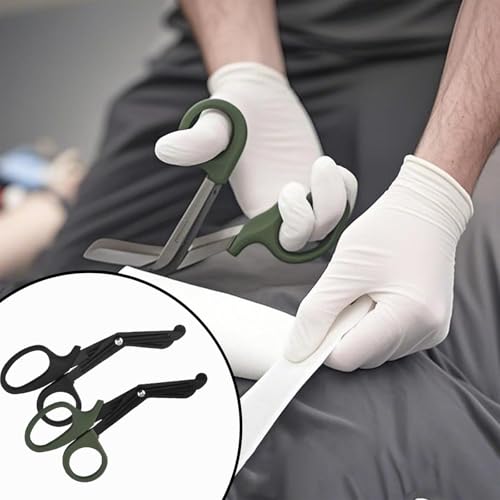 MOLIMOLI Verbandschere 2 Stück, Verbandsschere Pflege, Medizinische Schere Erste Hilfe, Trauma Rostfreier Stahl für Krankenschwester mit Gravur