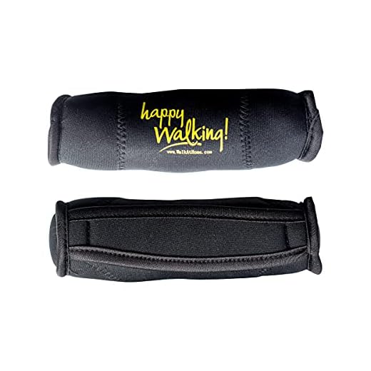 Walk at Home Happy Walking Hand Weights Sets for Women or Men 2 LB Weights Each Neoprene Dumbbell Walking Weights for Home Workout, Exercise, Cardio Miracle, At Home Gym