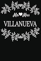 Mr Mrs Villanueva: Marriage Journal For Newlywed Young & Old Couples 1794314695 Book Cover