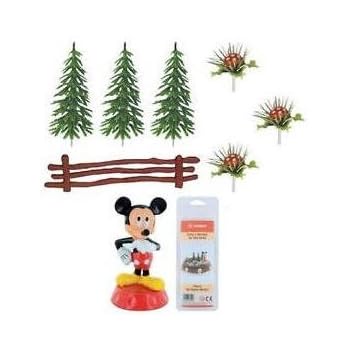 Decorazioni Natalizie Walt Disney.Kit Topper Decorazione Per Torte E Dolci Walt Disney Topolino Con Mickey Mouse Amazon It Giochi E Giocattoli