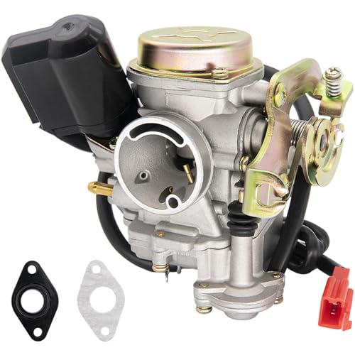Image of 50CC Carburetor Fit for 139QMB 49CC GY6 4 Stroke Scooter Taotao Kymco Go Kart PD18J PD19J Moped Engine 18mm carb+ Intake Manifold Air Filter