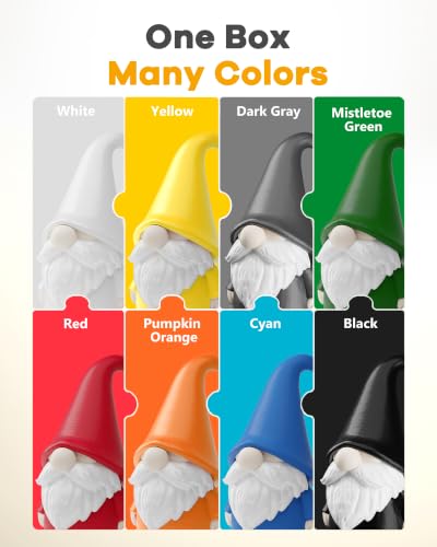 Image of YOOPAI PLA+ Filament 1.75mm, 250g Starter Color Bundle, 8 Rolls