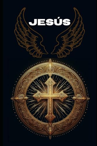 Cuaderno de Notas Cristiano A5 Muy Bonito con Alas de Ángel Y El Nombre de Jesús, Libreta De Líneas En Tapa Blanda De 110 Páginas