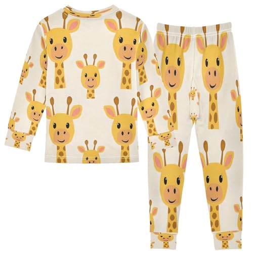 senya Pajama Sets Long Sleeve Top and Pants Sleepwear Branches Sloth for 2-8 Years Old2