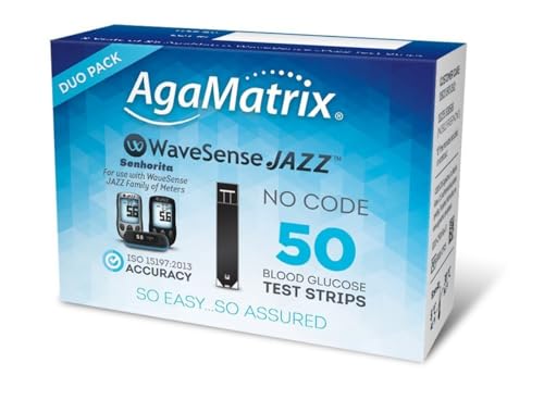 Wavesense Jazz Duo Test Strips - 50 Pack (2 X 25)
