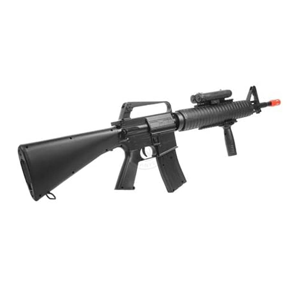 wellfire m16a3 Spring Airsoft Rifle - w/Vertical Grip & Flashlight Unit m16(Airsoft Gun)