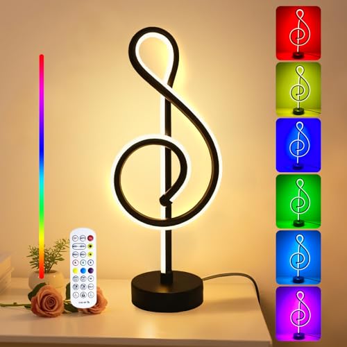 Lampe de chevet LED spirale dimmable multicolore connectée pour salon
