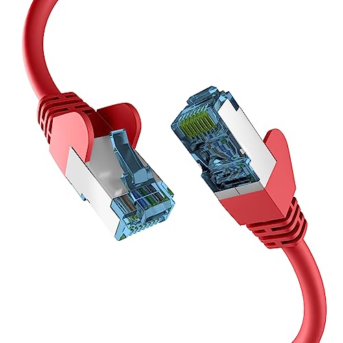 EFB-Elektronik RJ45 Patch Cable with CAT7 Raw Cable Red 2 m, EC020200167
