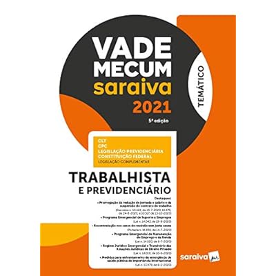 Vade Mecum Trabalhista – Temático – 5ª Edição 2021: Trabalhista e Previdenciário