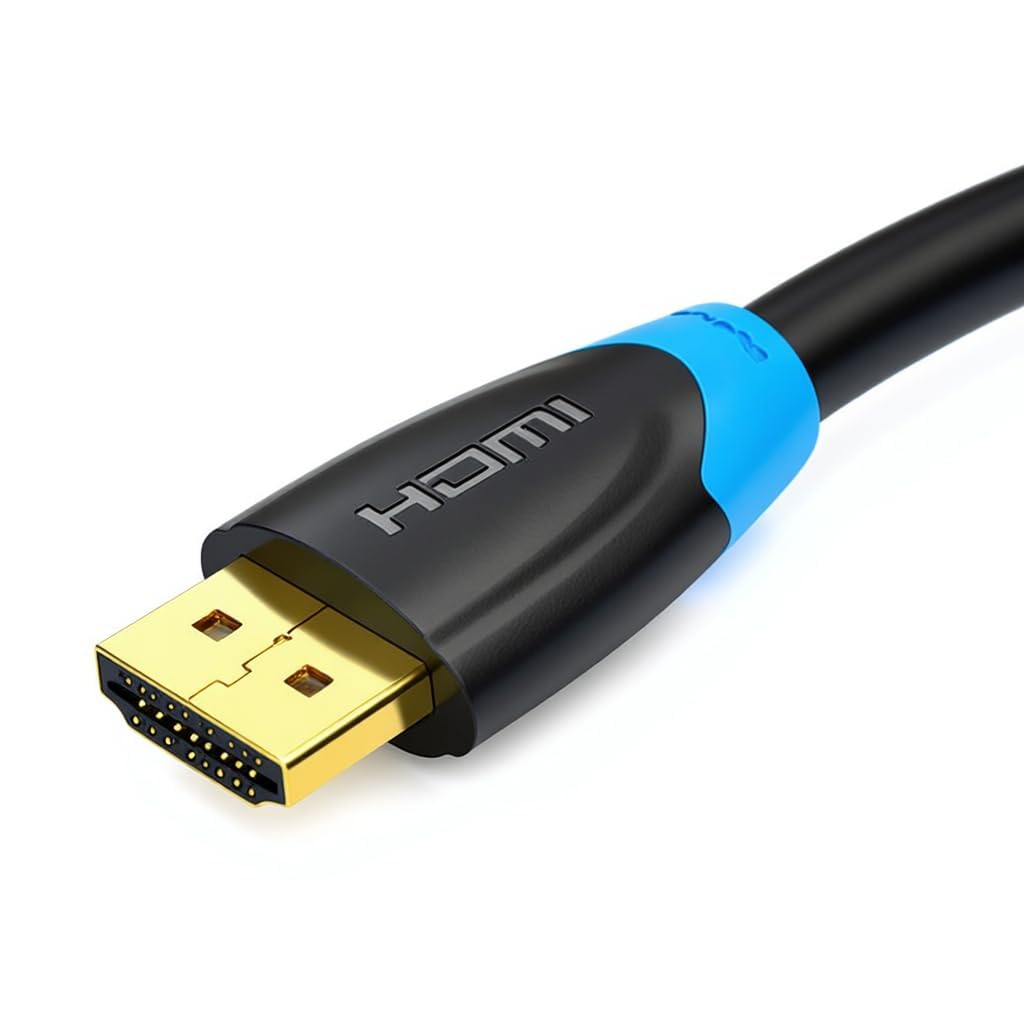 HDMI to HDMI Display Cable 3M for TV, Laptop, Monitor & Projector | Audio Video Sync Cable for Smart TV, Gaming Console, Computer, Set-Top Box & Home Entertainment Systems (Black)