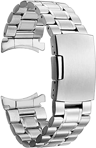 Bracelet montre acier inoxydable 18mm 20mm 22mm extrémité courbe rapide