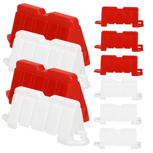 ERINGOGO Mini Traffic Barrier Toy Set 20pcs Road Sign Models for Children's Play