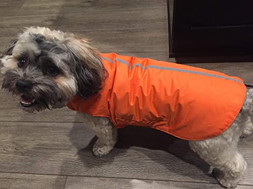 Petcee Waterproof Dog Winter Jacket, Dog Winter Coat Windproof Warm Winter Dog Jacket For Large Dog Pet Jacket For Cold Weather - 2 Layer (Orange L) #TOP4