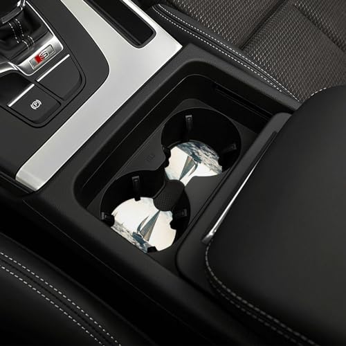 Portavasos para carro 2 pcs negro de goma miniatura 6