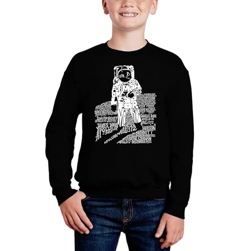 Astronaut - Boy's Word Art Crewneck Sweatshirt