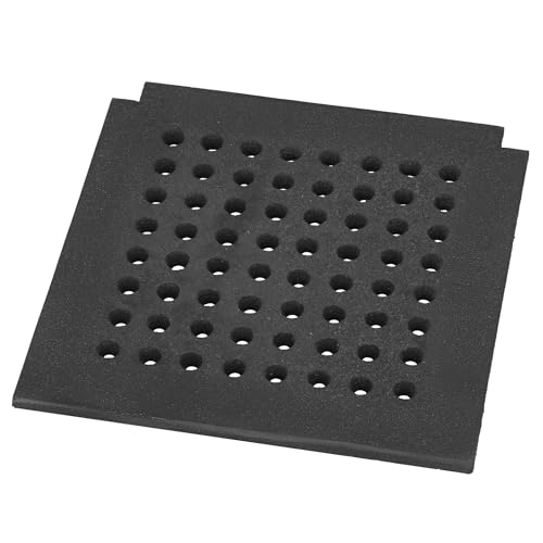 KOTARBAU® Grille Cheminée - Fonte - 29 x 29 cm - Noir - Grille De Décendrage - Robuste - Résistante à la Chaleur - Facile à Nettoyer