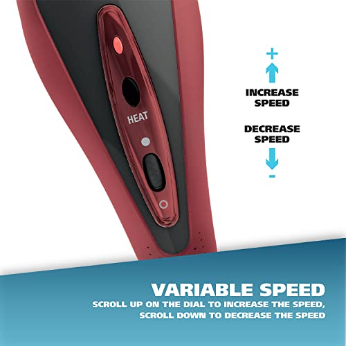 Wahl Clipper Deluxe Heated Therapy Corded Handheld Rotary Massage Kit - 8 Unique Attachments For Back Massage, Neck Massage, Leg Massage, Hand Massage, And More – Model 4344 #TOP3
