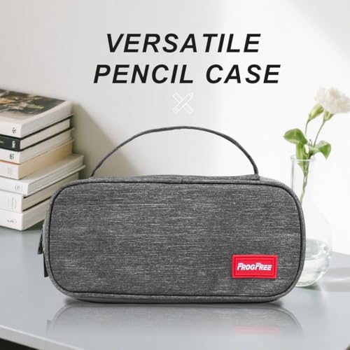 Image of Large pencil case, cute pencil pouch School Supplies Girls, Back to school teen College Stationary