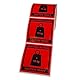 Aufkleber Achtung schweres Paket 250 Stück Versandetiketten Caution Heavy +15 kg Karton Sticker 10 x 10 cm Warnetiketten auf Rolle