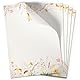50 Blatt Briefpapier (A4) | Wildblumen im Sommer | Motivpapier | edles Design Papier | beidseitig bedruckt | Bastelpapier | 90 g/m²