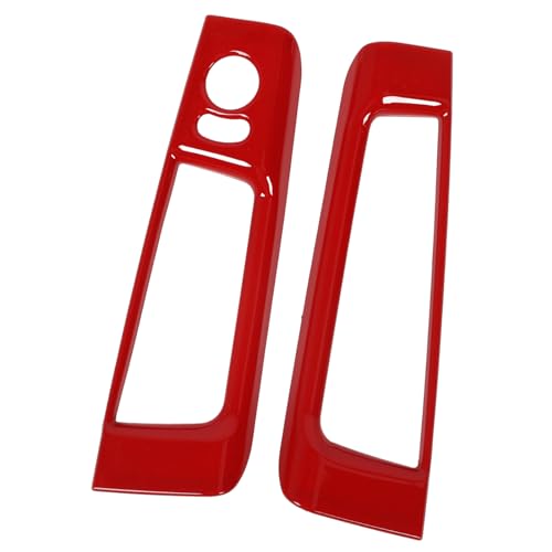 Embellecedor de panel rojo Aramox para caja de almacenamiento de puerta 6