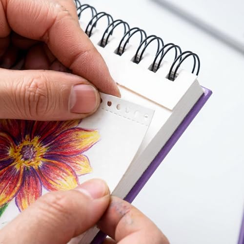 Image of Soucolor Sketch Book 9 inch x 12 inch, 2 Pack School Art Supplies Gifts for Girl | 200-Sheets Each (68lb /100gsm) Purple Drawing Notebook for Kids,Gifts for Women,Perfect for sketching, drawing,colored pencils