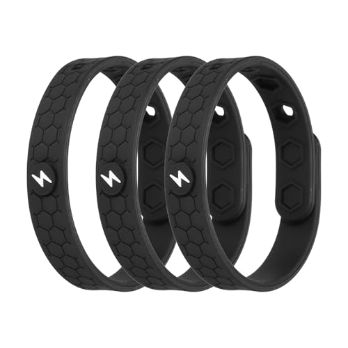 Pulsera antiestática ajustable MECCANIXITY de silicona flexible con panal